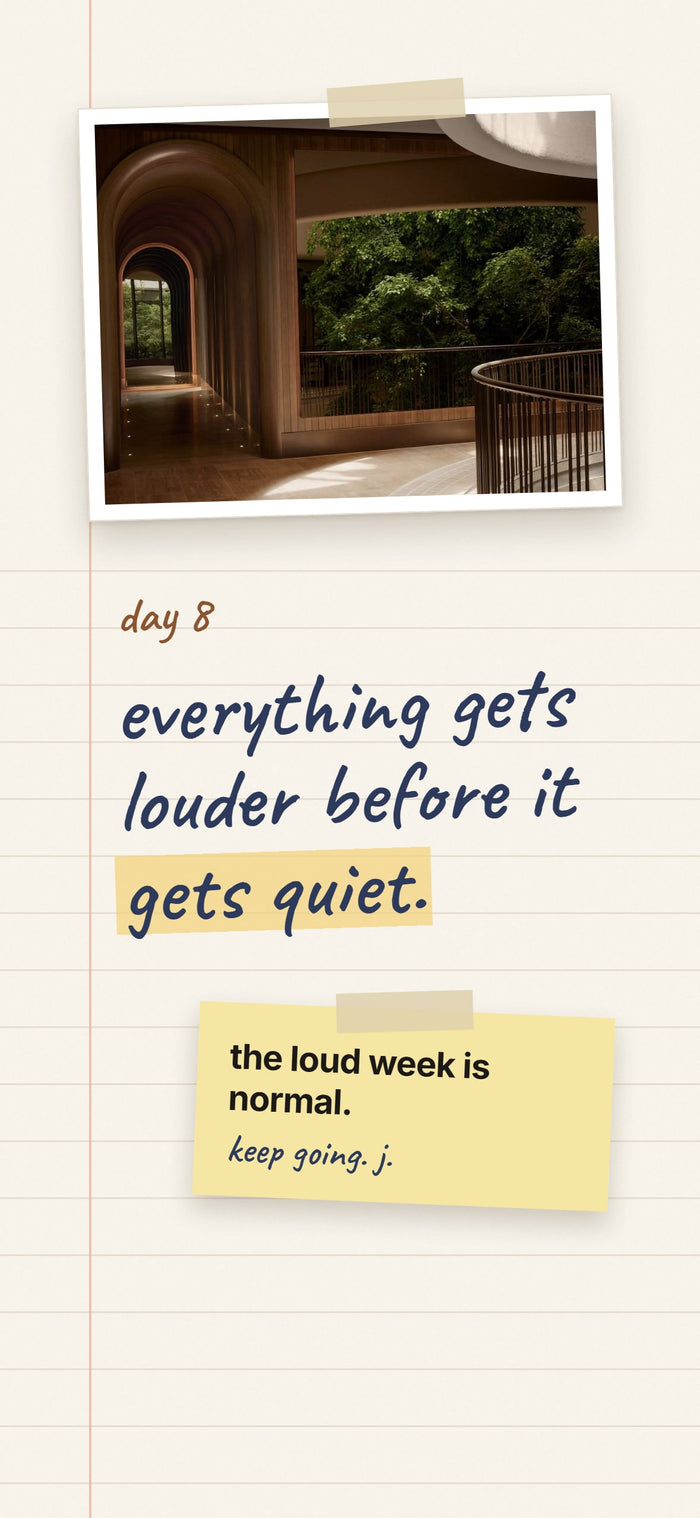 Lock screen: everything gets louder before it gets quiet.