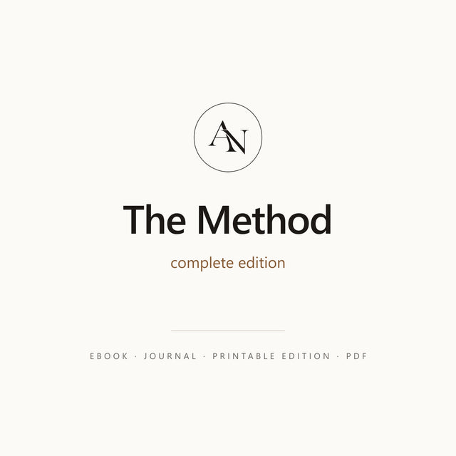 The Method, complete edition. Ebook, journal and printable journal, PDF.